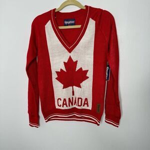 Tipsy Elves Canada Christmas sweater size small